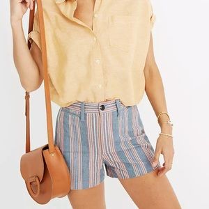 Madewell Emmett Shorts in Rainbow Stripe Shorts